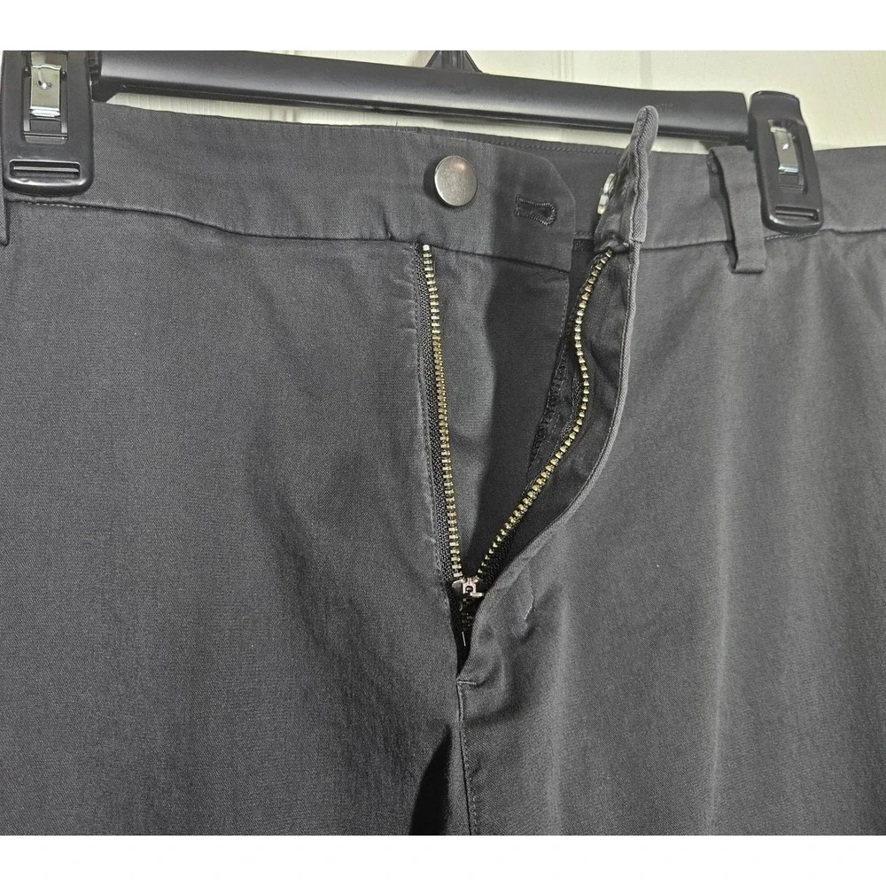Lululemon Mens Commission Pant Classic Dk Grey 34x32.5 Warpstreme Chino Stretch